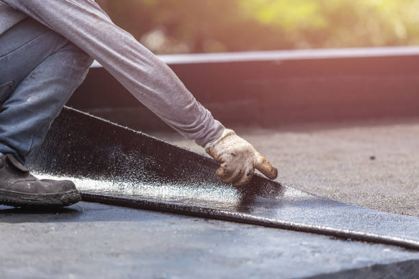 Professional Waterproofing technician working in Washington, NJ